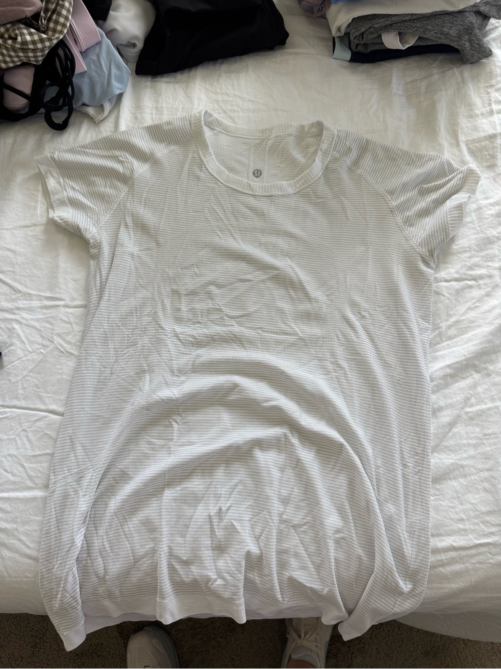 lululemon athletica White Short Sleeve Tee